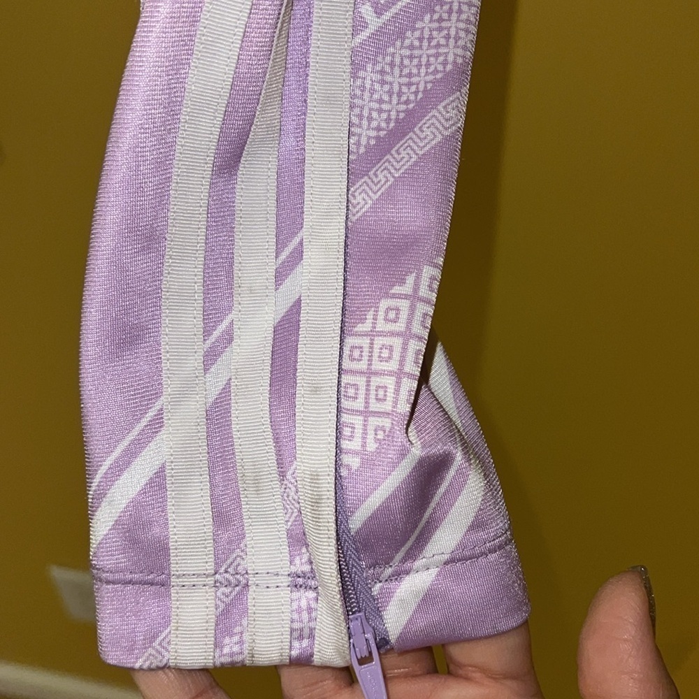 Adidas Bandana Print Lilac Track Pants Superstar - Picture 8 of 12